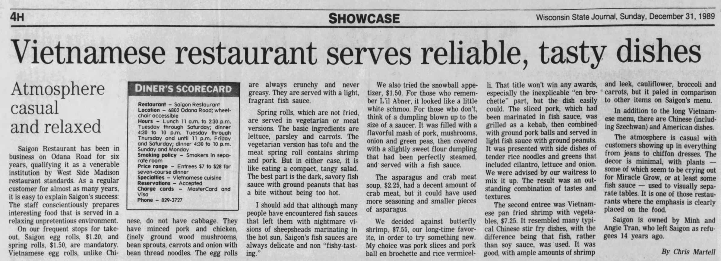 Saigon Restaurant